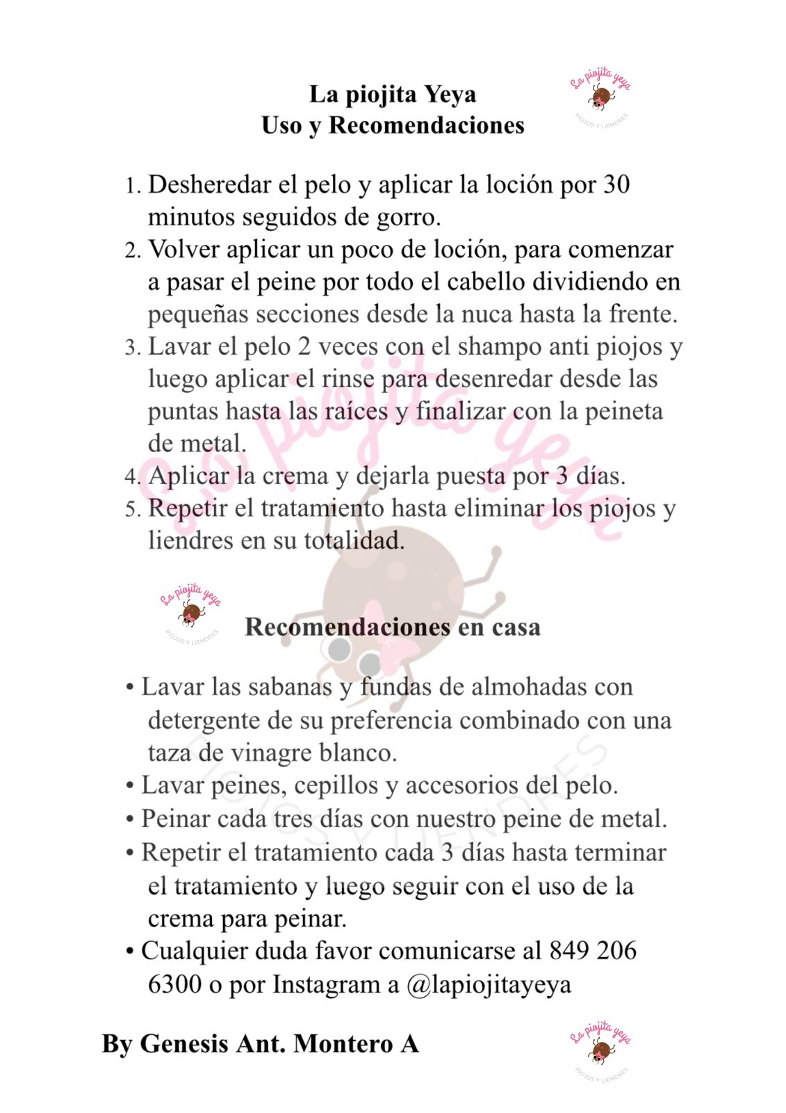 Kit para piojos