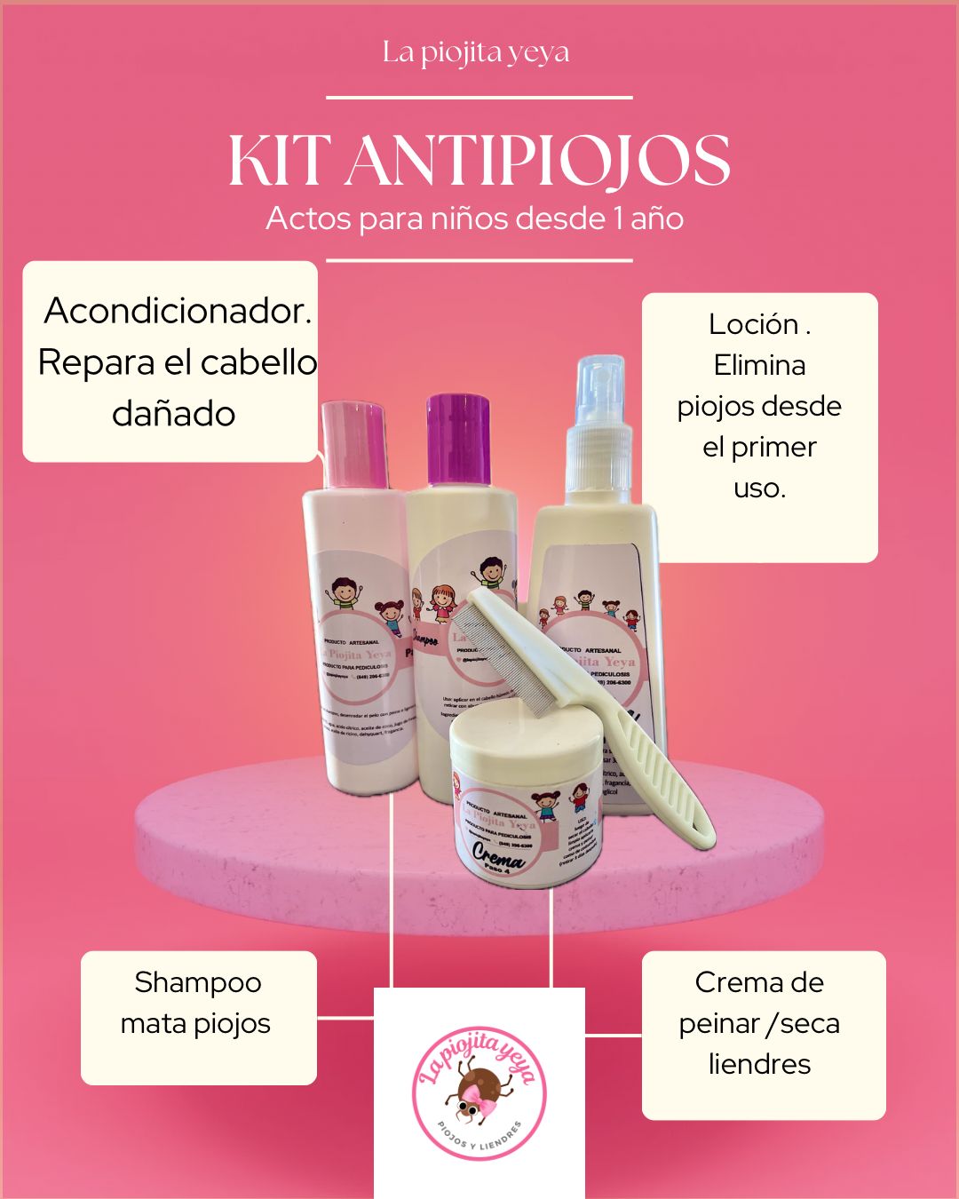 Kit para piojos