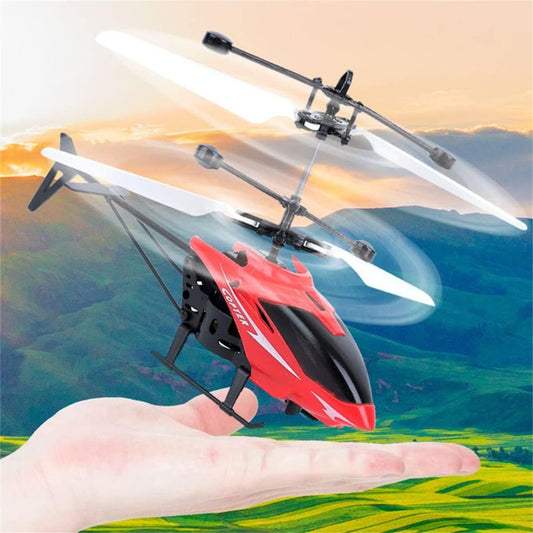 Helicóptero de juguete con sensor