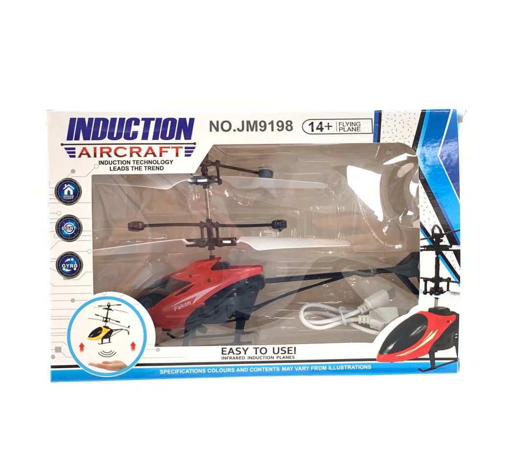 Helicóptero de juguete con sensor